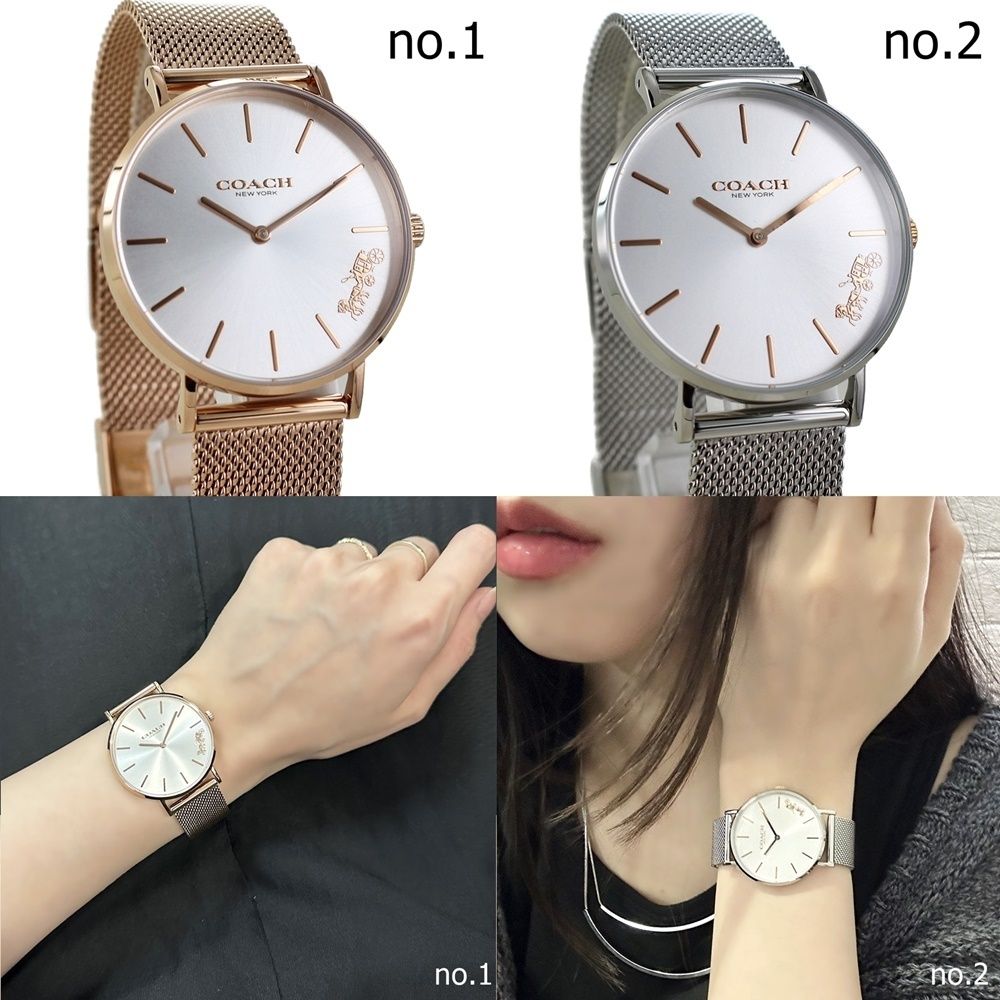 コーチ レディース 時計 PERRY ローズゴールド 14503126 (Coach