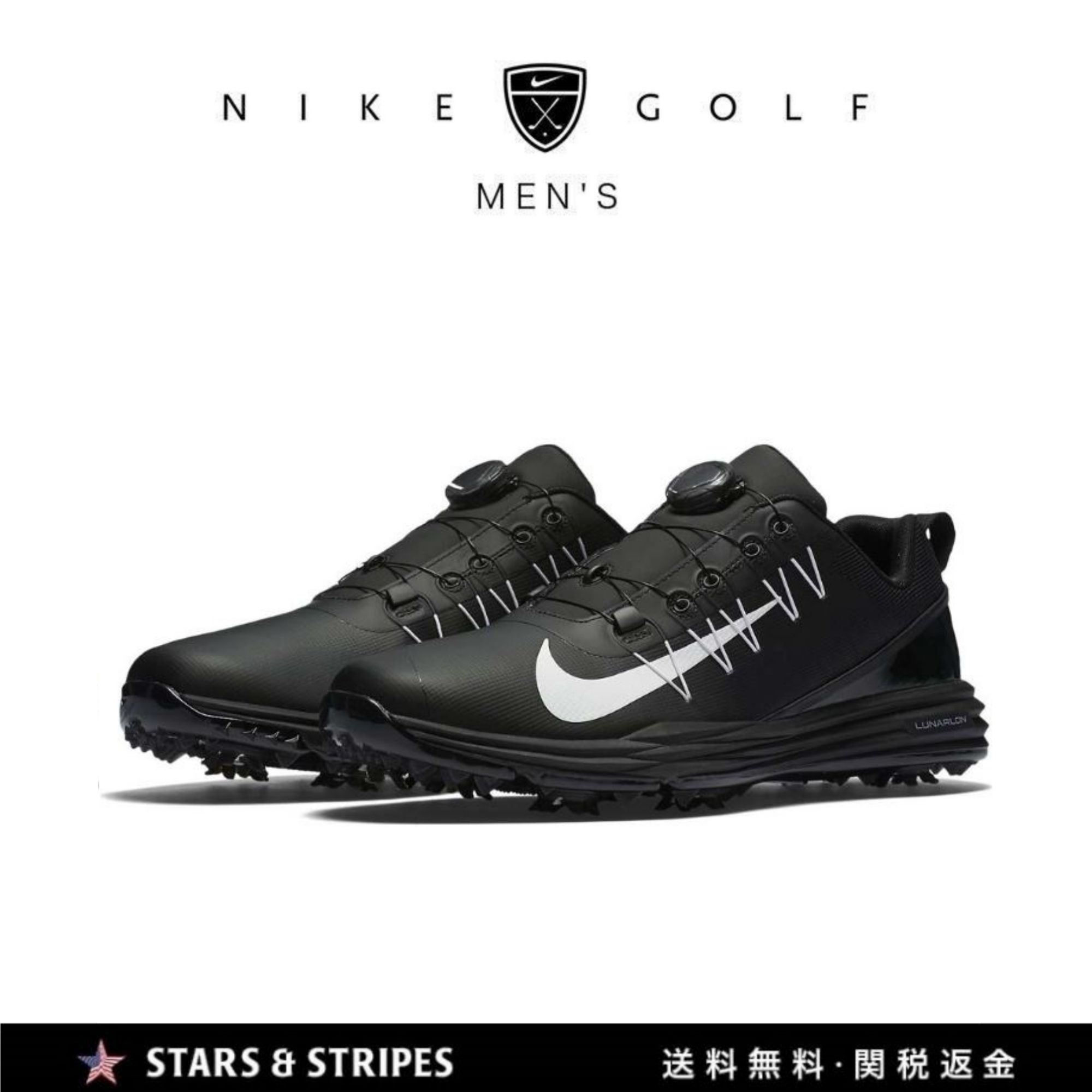 NIKE ルナ Command 2 BOA メンズゴルフシューズ ブラック (Nike