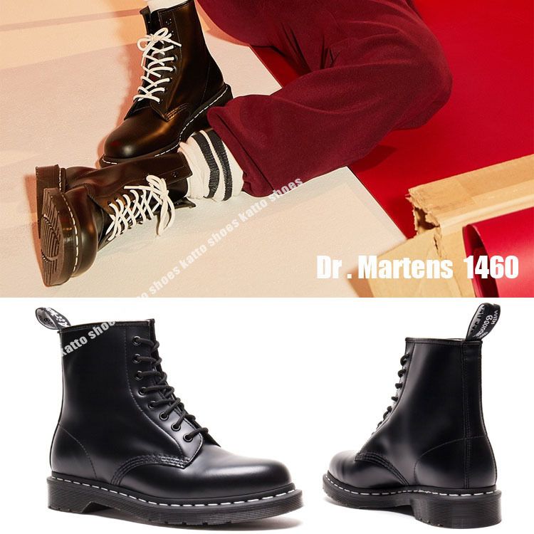 Dr Martens☆1460 ホワイトステッチ☆8ホール (Dr.Martens/ブーツ
