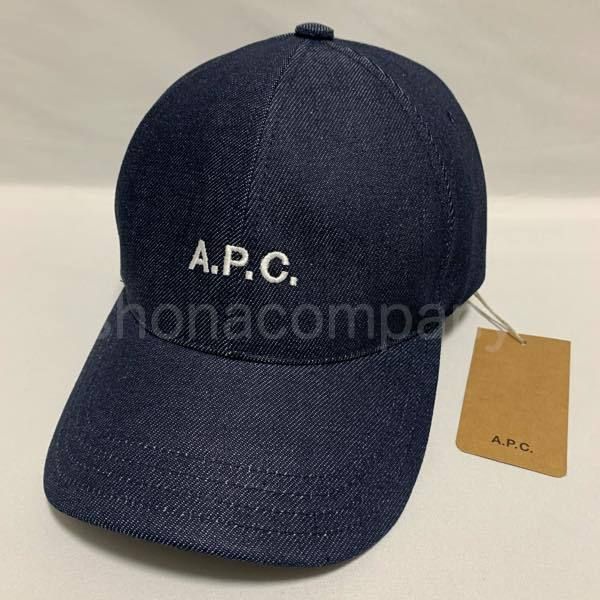 関税込】新作◇A.P.C. アーペーセー◇ロゴ キャップ (A.P.C./キャップ