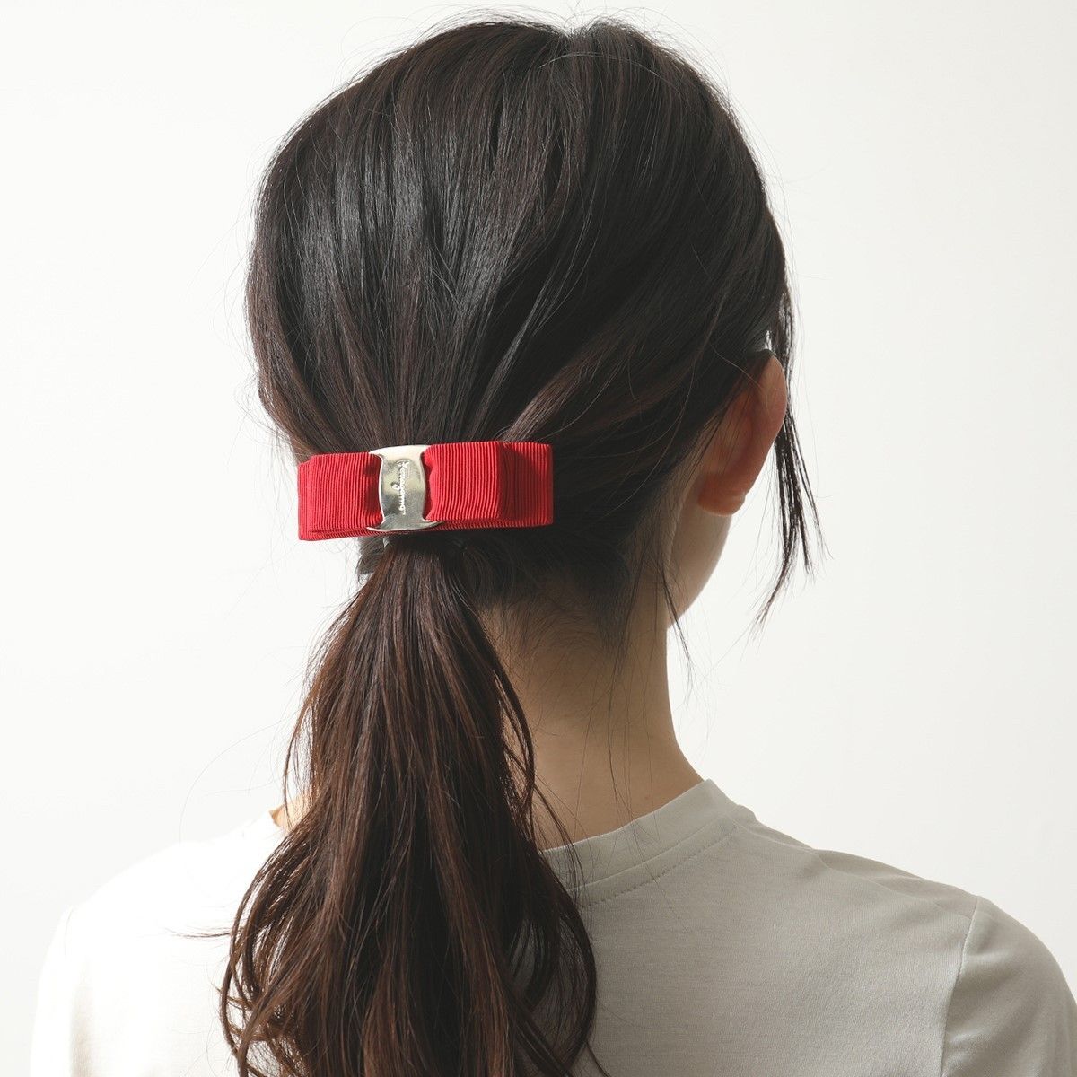 SALVATORE FERRAGAMO 34 2019 VARA ヴィラリボン バレッタ (FERRAGAMO