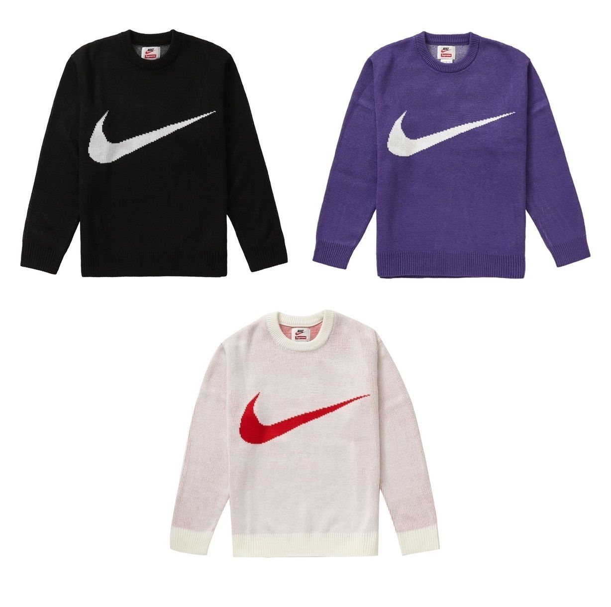 SUPREME x Nike☆ロゴセーター (Supreme/ニット・セーター) 400【BUYMA】