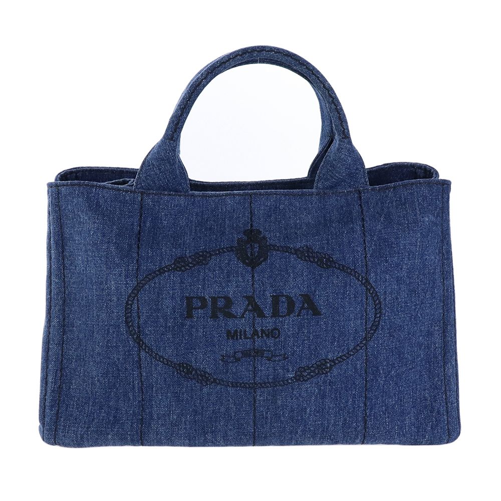 PRADA プラダ カナパ ショルダーバッグ トート バッグ デニム (PRADA