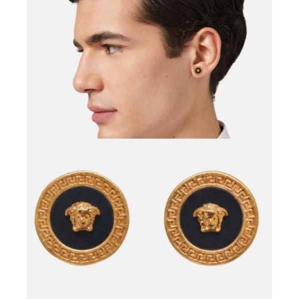 関税込】大人気○VERSACE ヴェルサーチェ○メデューサ ピアス (VERSACE