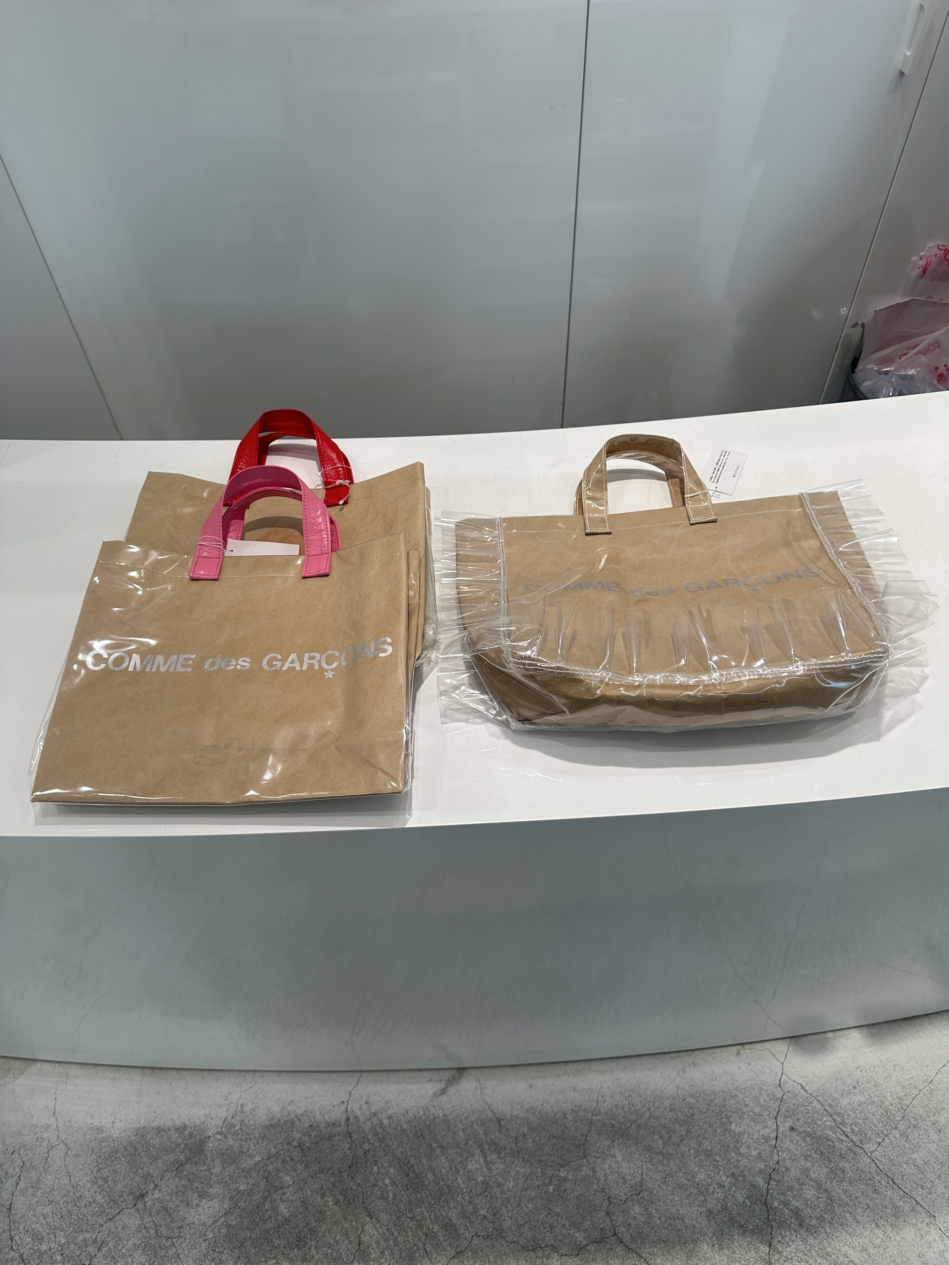 COMME des GARCONS GIRL 限定 ロゴ PVC トートバッグ (COMME des