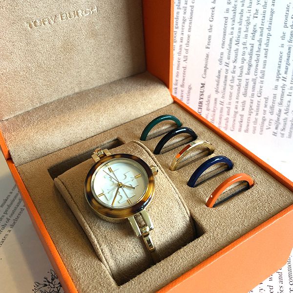 ☆カラーチェンジ☆TORY BURCH ジジ バングル レディース時計 (Tory