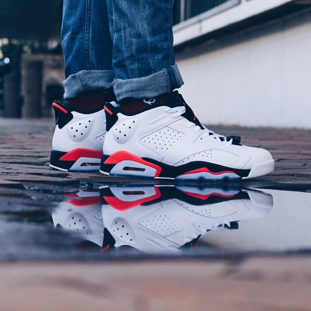 Nike Air Jordan 6 Low Infrared White ナイキ エアジョーダン6 (Nike