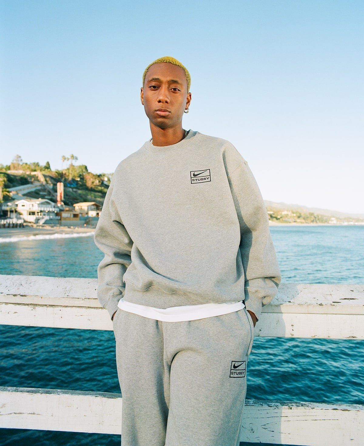 コラボ Stussy x Nike Crewneck スウェット S～XL (STUSSY/スウェット