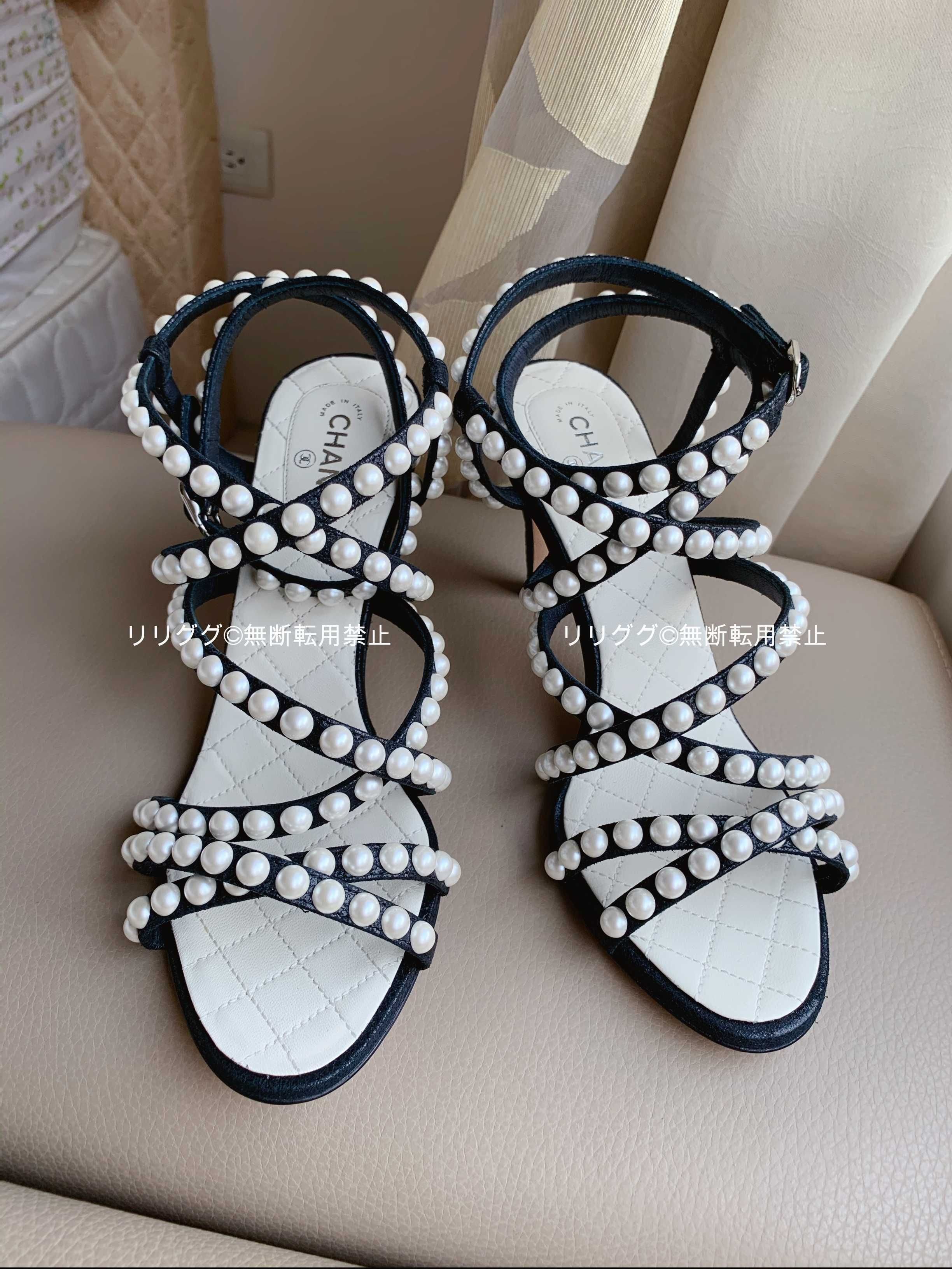 ル*イ様 CHANEL シャネル ミュール サンダル 38 バイカラー