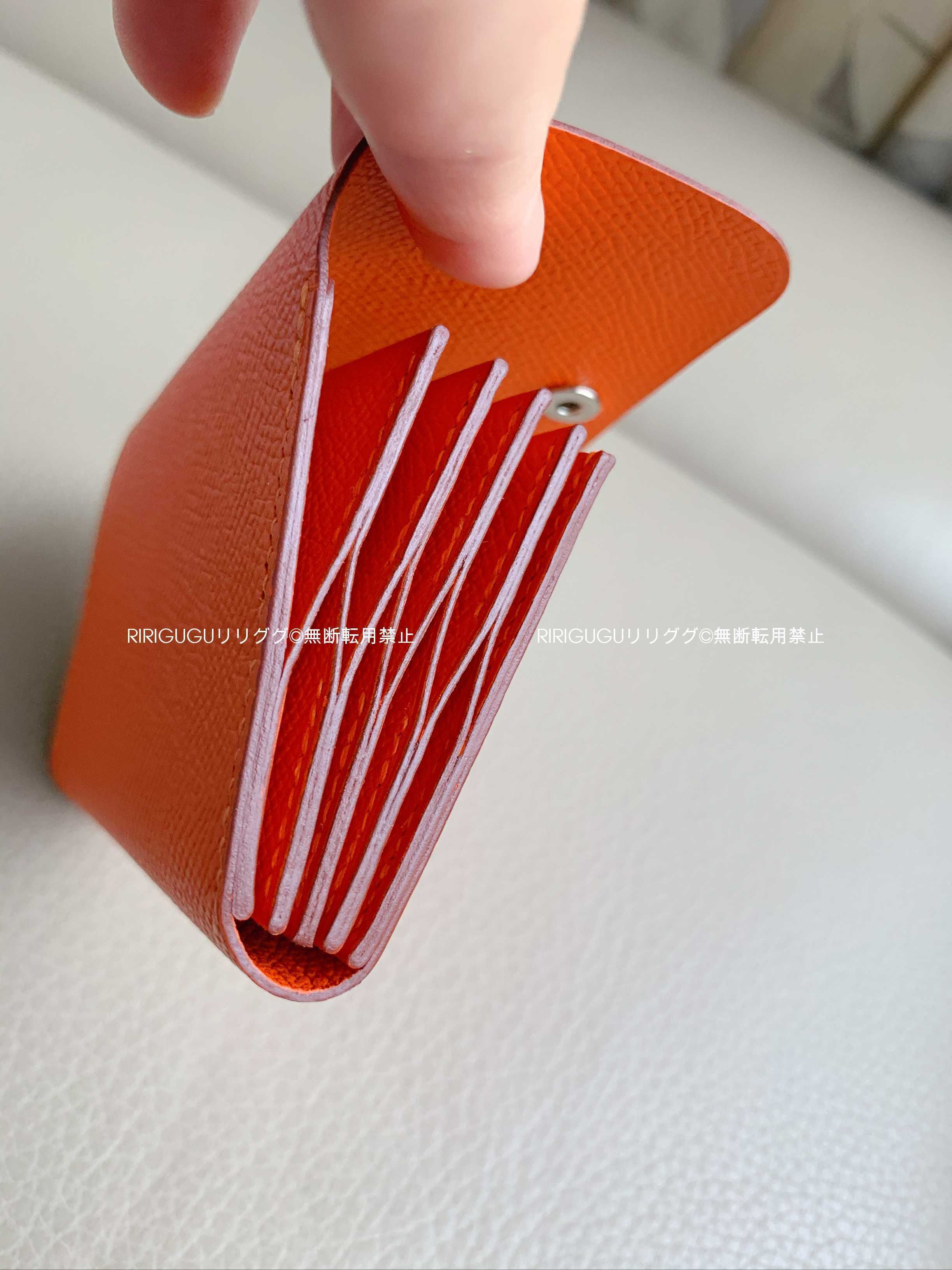 エルメス)フーオレンジ○MC2ニュートン○ カードケース (HERMES/カード