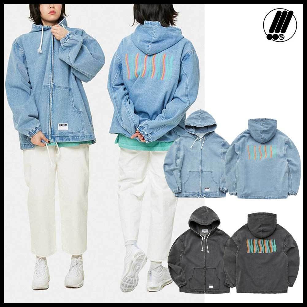 ○MARKM○ WAVE LOGO DENIM JUMPER BTS ジョングク着用 パーカー