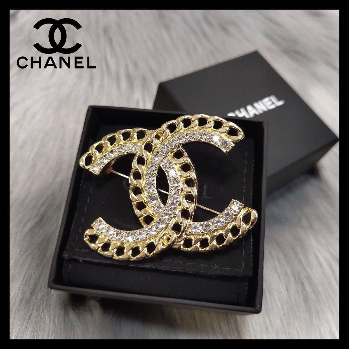 21CR☆新作【CHANEL】ブローチ☆ CCマーク ゴールド (CHANEL/ブローチ