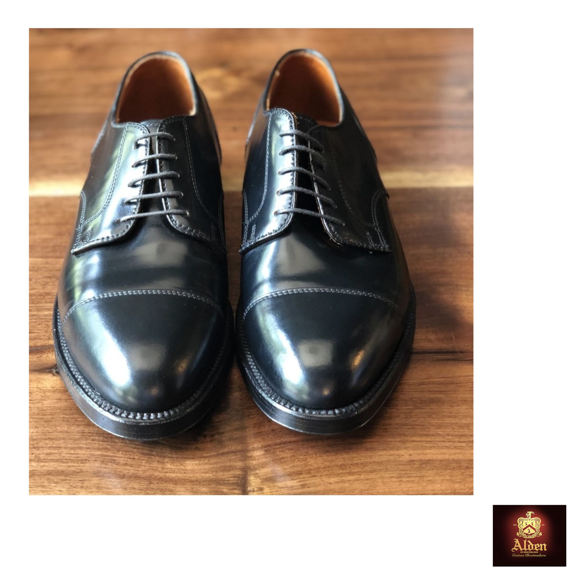 Alden] アバディーン 2161 黒コードバン ストレートチップ (ALDEN