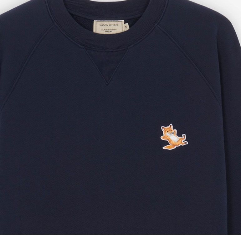 MAISON KITSUNE｜CHILLAX FOX PATCH CLASSIC SWEATSHIRT (MAISON