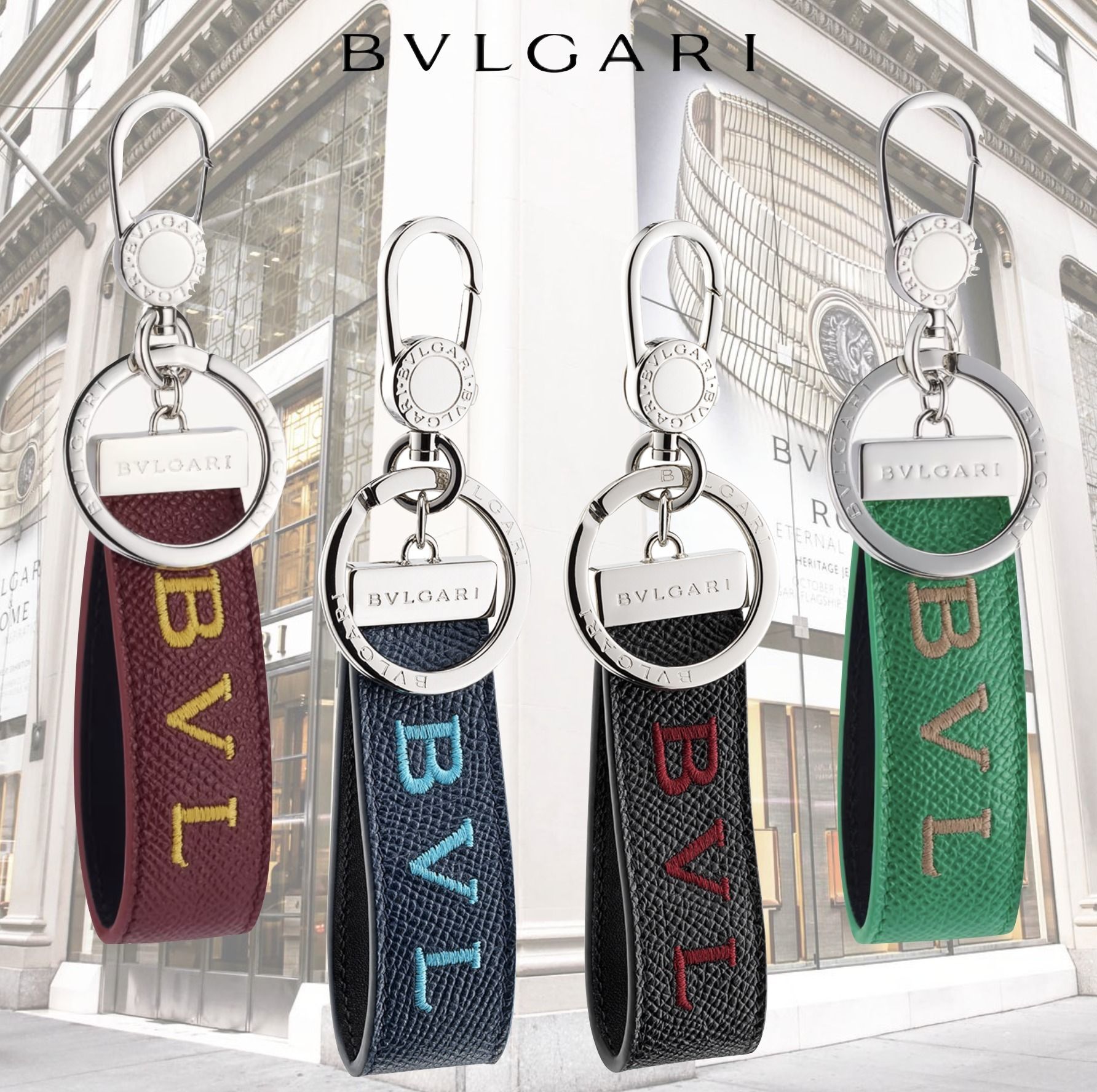 すぐ届く☆【BVLGARI】ブルガリ・ブルガリ マン キーリング (Bvlgari