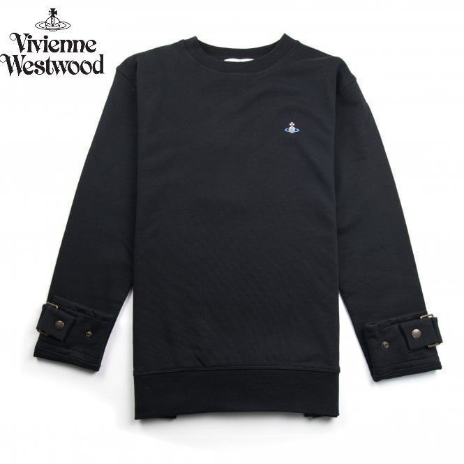 ヴィヴィアンウエストウッドオーブロゴスウェットシャツブラック