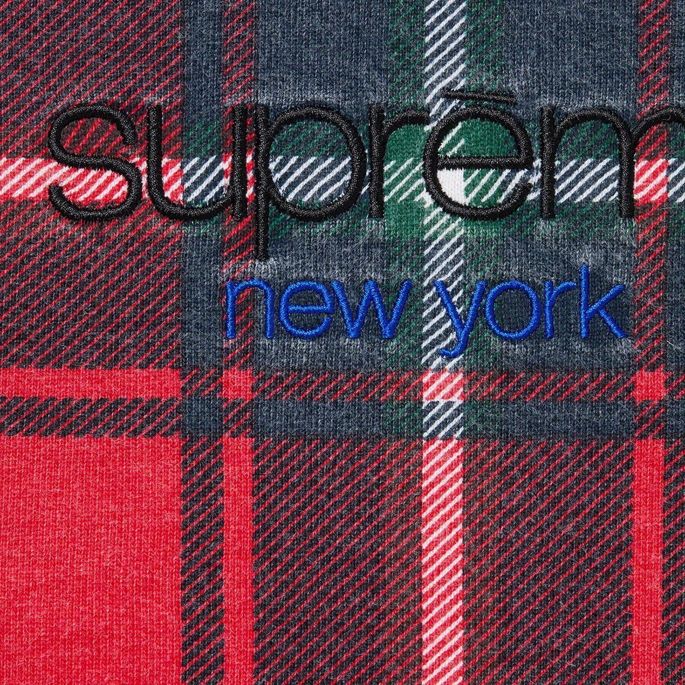 SS21 Supreme Plaid Crewneck - チェック クルーネック (Supreme