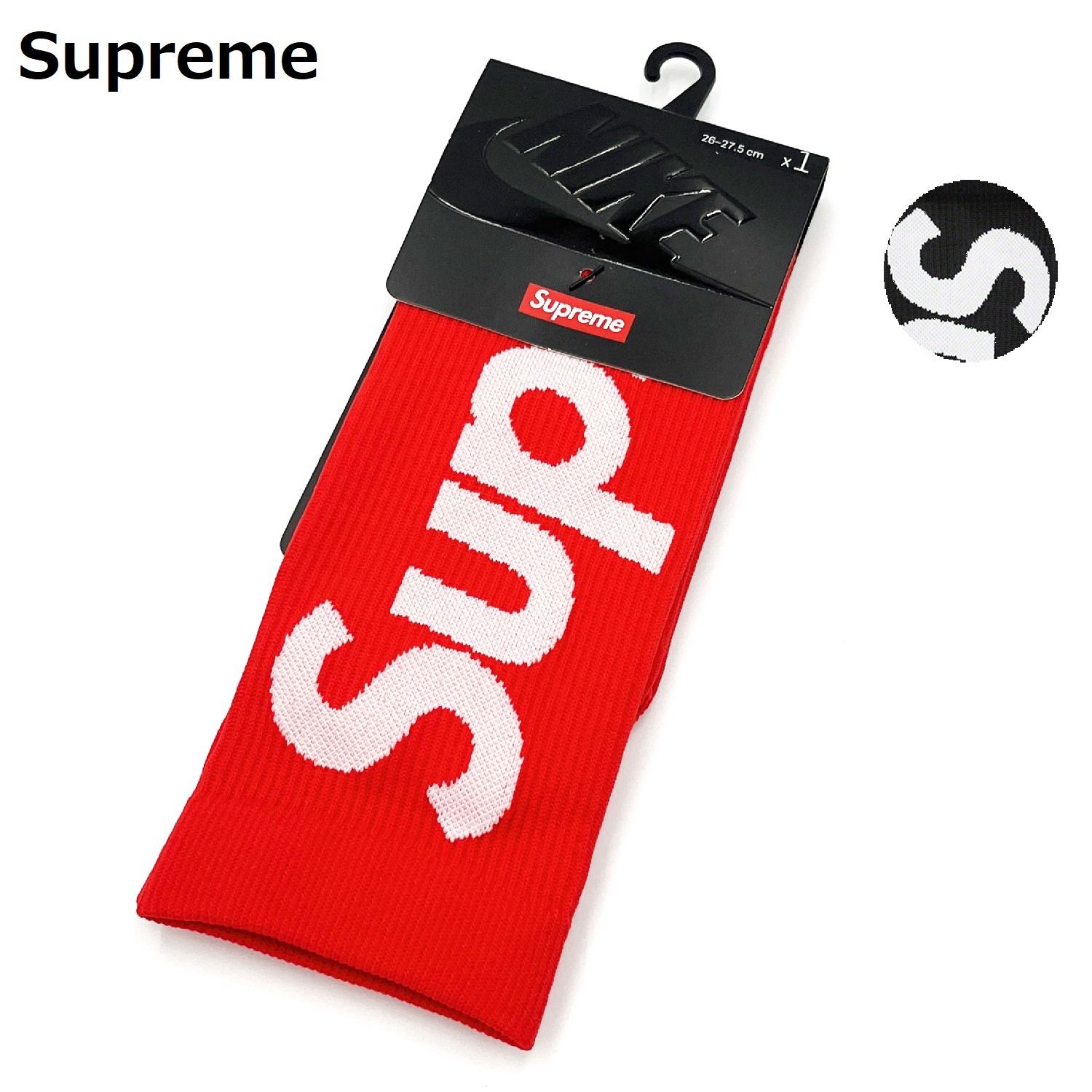 21SS Week11 Supreme Nike Lightweight Crew Socks 靴下 (Supreme/靴下