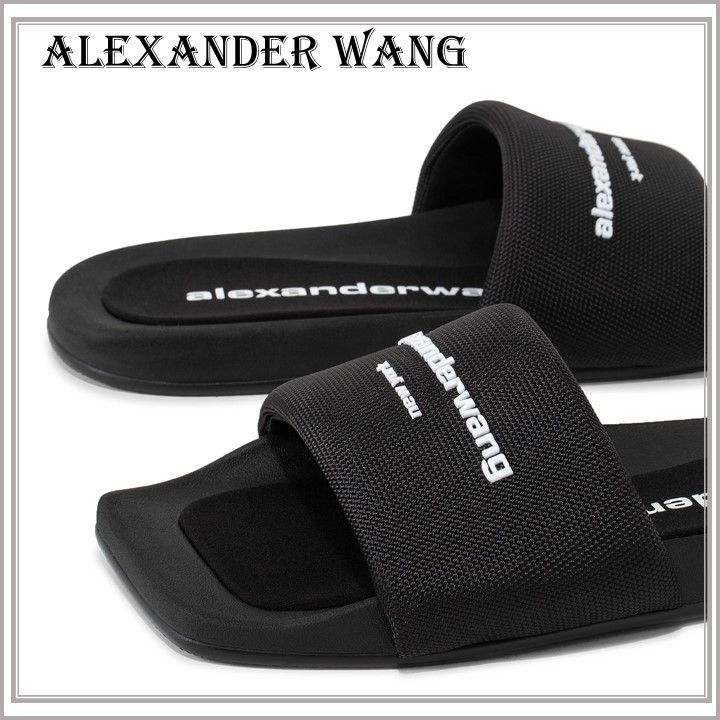 関税込】ALEXANDER WANG アレキサンダーワン◇ロゴ サンダル