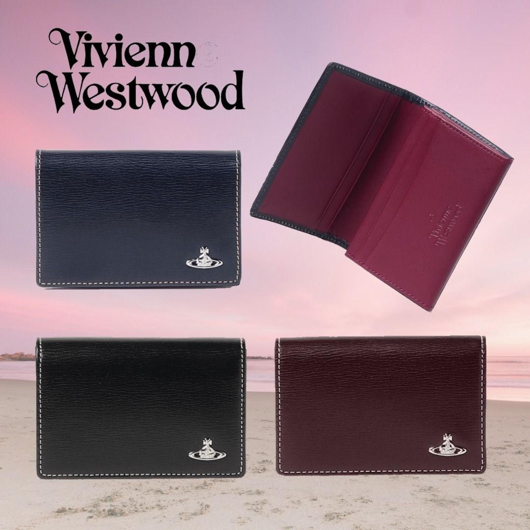すぐ届く☆【Vivienne Westwood】インサイドカラー 名刺入れ (Vivienne