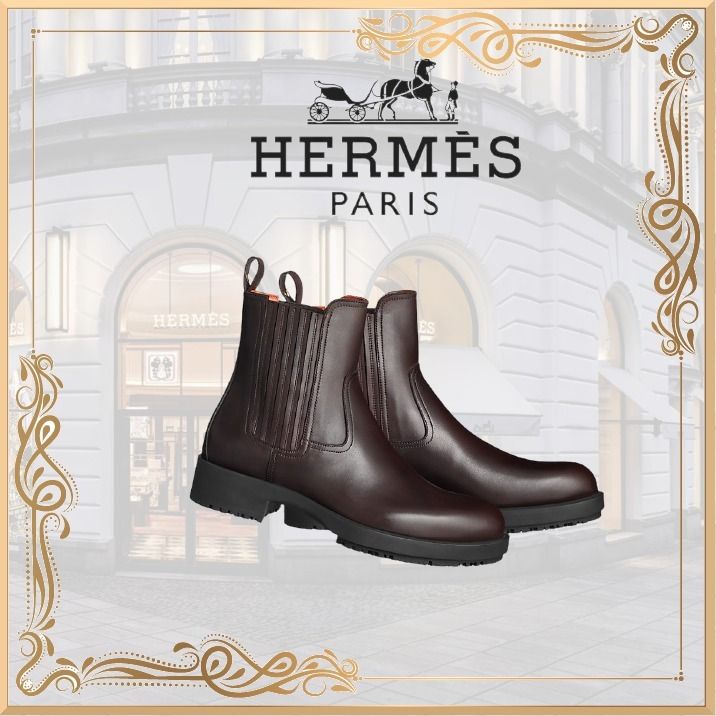エルメス】乗馬 レディース トレーニングブーツ (HERMES/ショート