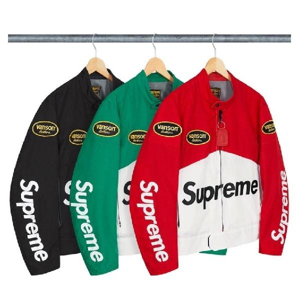 SUPREME x Vanson☆レザージャケット☆コーデュラ バンソン (Supreme