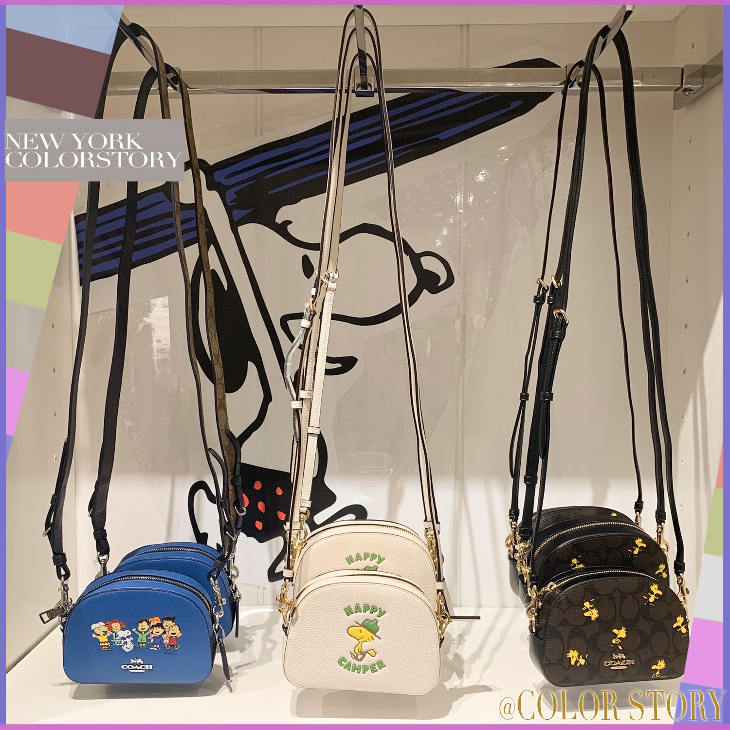 COACH x スヌーピー】○レア♪○PEANUTS セレナ クロスボディ (Coach