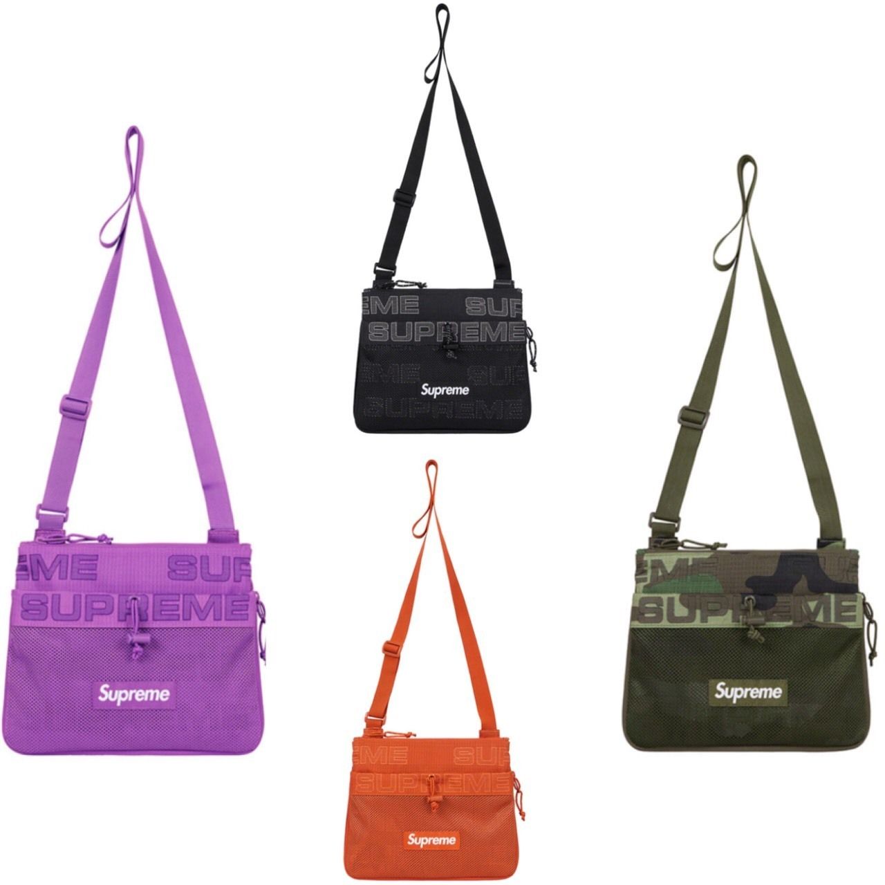 シュプリーム☆クロスボディロゴサイドバッグ☆Side Bag FW21 (Supreme