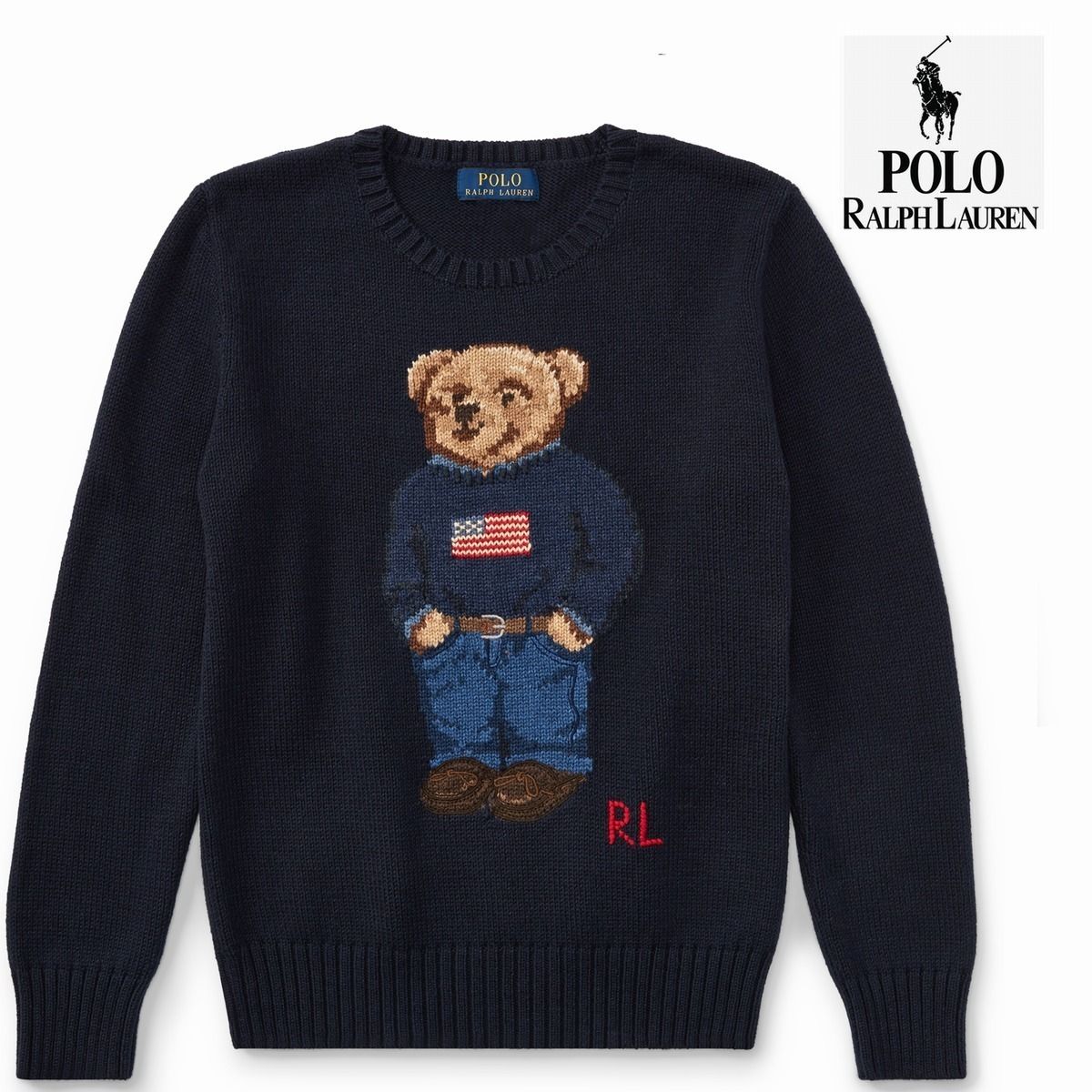 人気アイテム 大人もOK ラルフローレン ポロベア セーター (Ralph