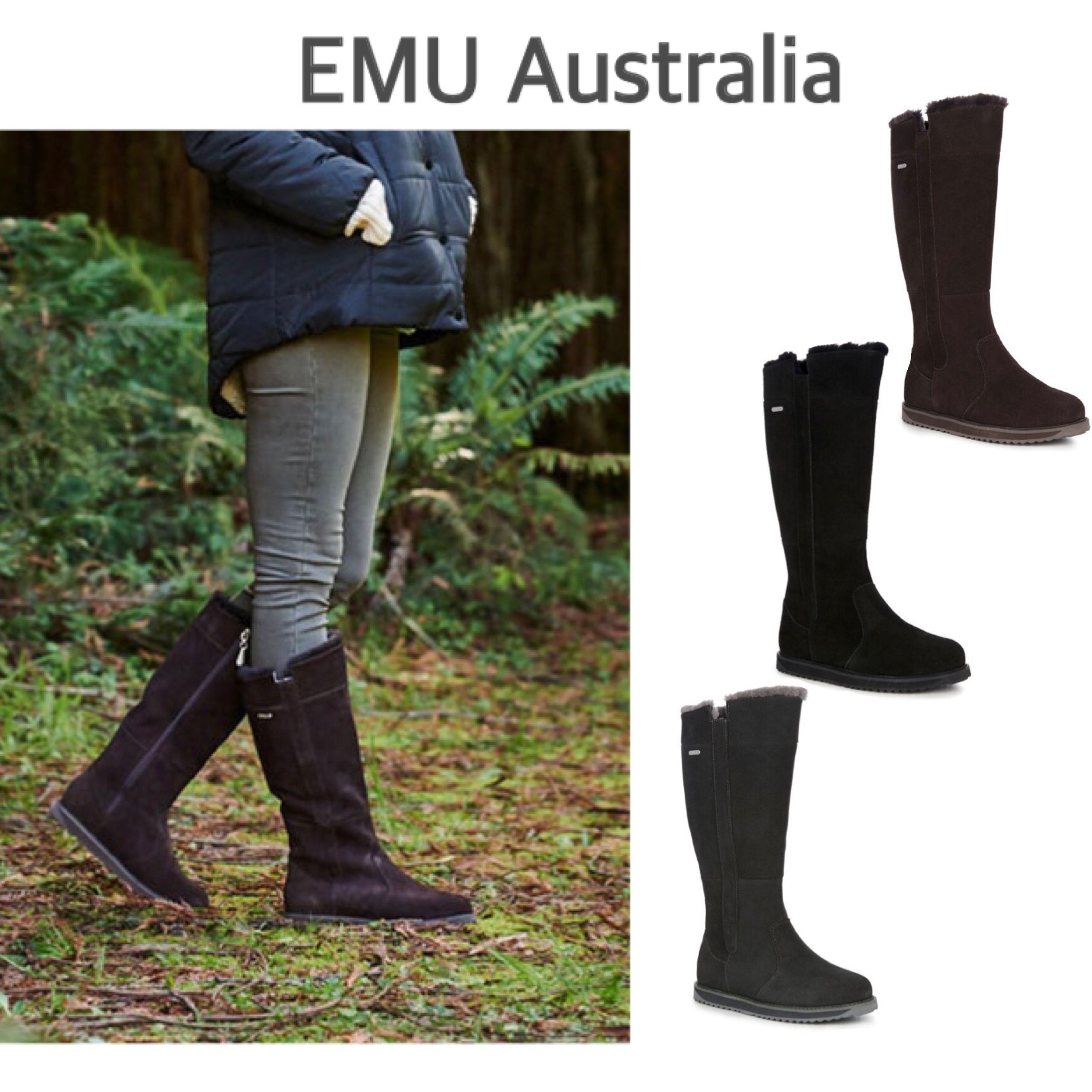 EMU Australia】Moonta/防水＆耐久/シープスキンロングブーツ (EMU
