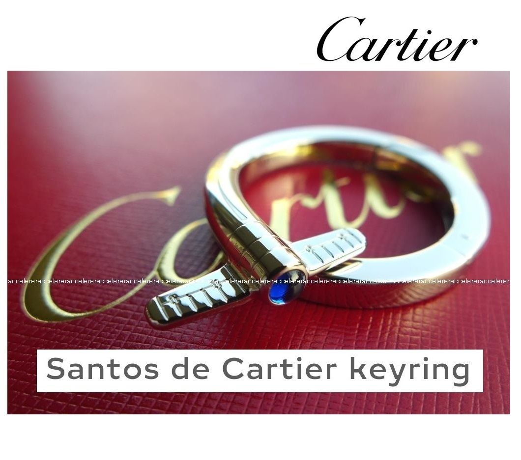 Cartier サントス ドゥ カルティエ キーリング 飛行機 モチーフ