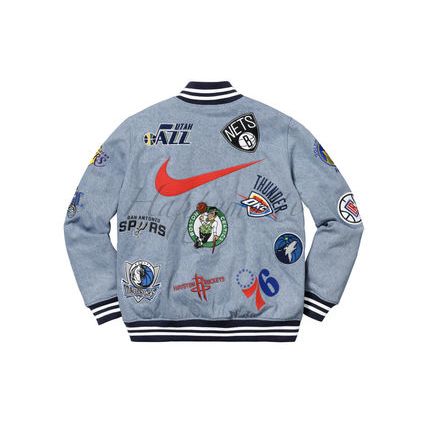 Supreme × Nike NBA Teams Warm-Up スタジャン ブルゾン (Supreme