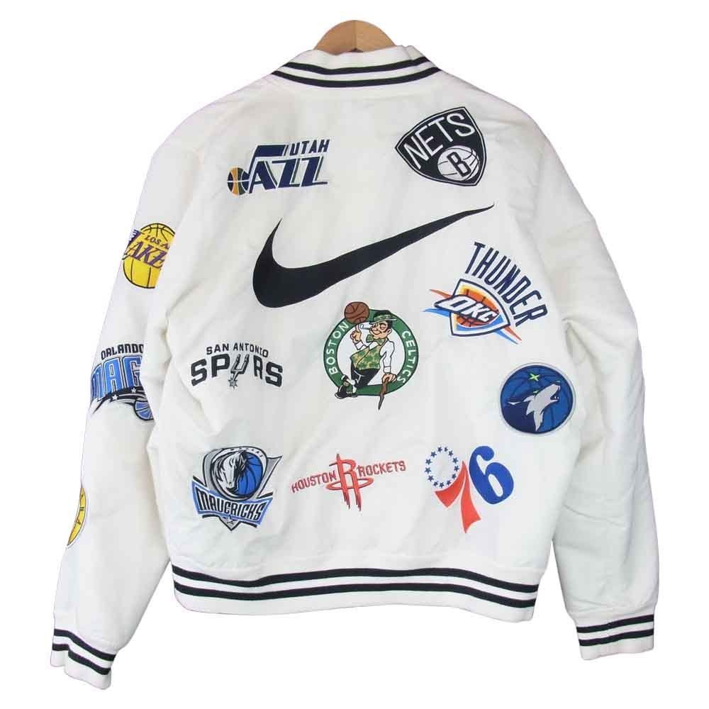 Supreme x Nike SS18 NBA Teams Warm-Up Jacket 白 or デニム (Supreme