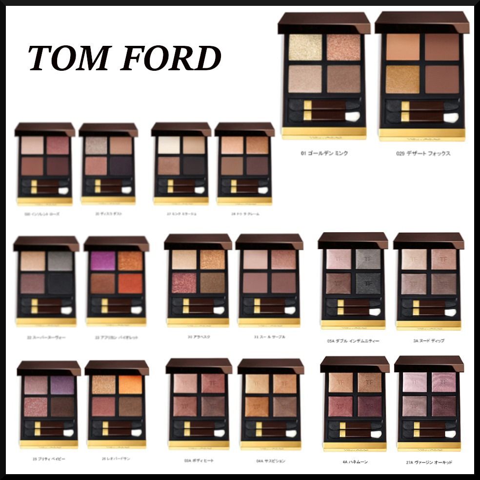 大人気☆TOM FORD アイカラー クォード 4色 18種類 ギフト可 ☆ (TOM