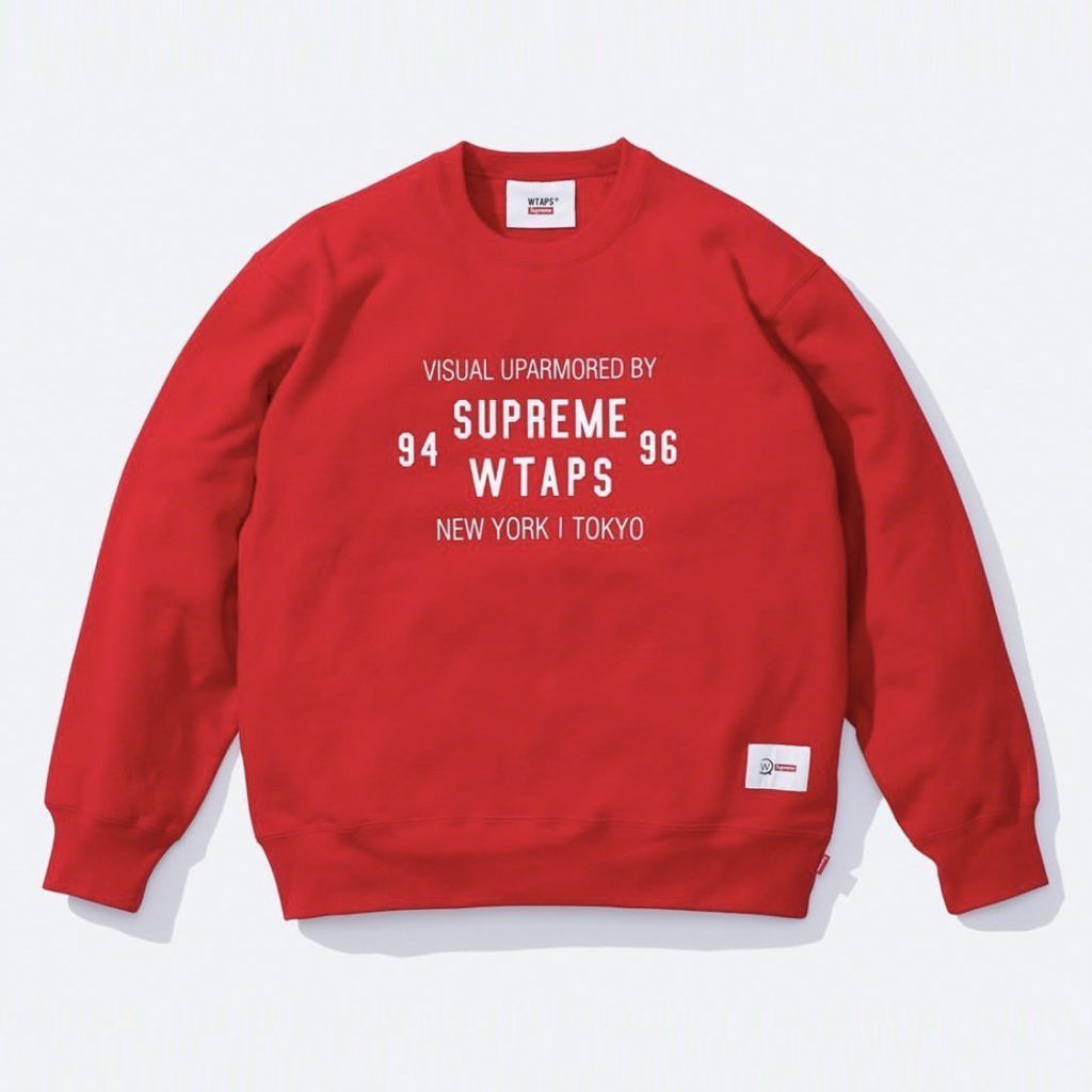 FW21 Supreme WTAPS Crewneck - ダブルタップス クルーネック (Supreme