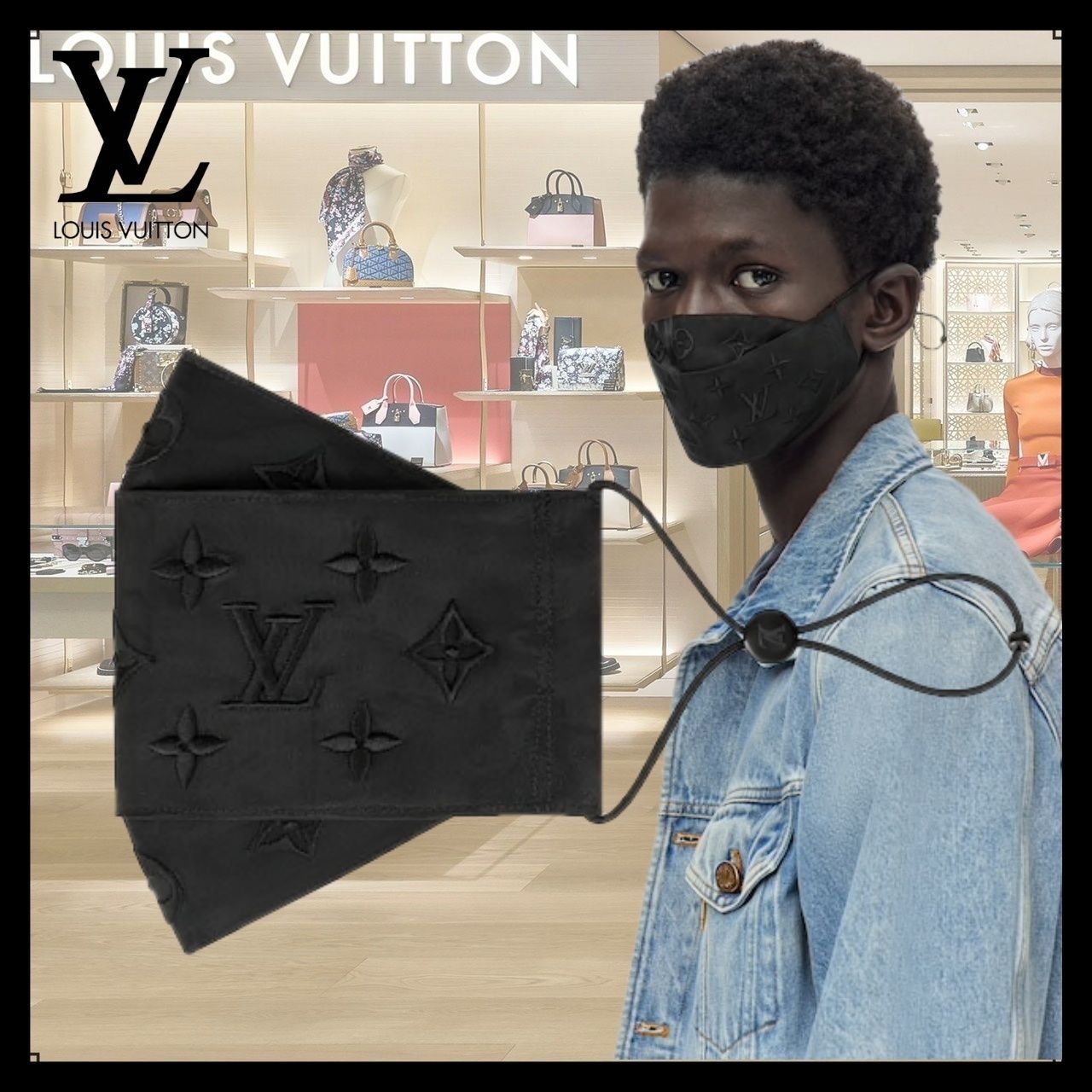 ルイ・ヴィトン モノグラム マスク ルイ・ヴィトンがモノグラム柄の