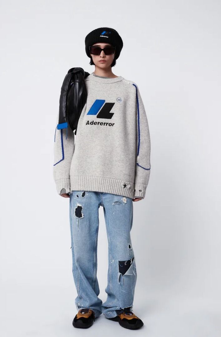 ☆日本未入荷☆【Ader Error x Zara】☆OVERSIZE SWEATER GREY