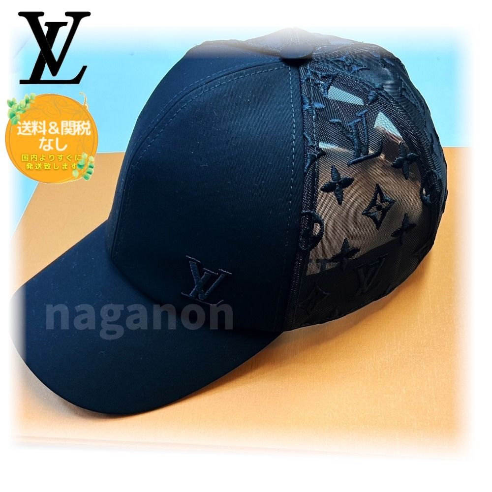 国内直営即発】LV ベースボール モノグラム メッシュ キャップ (Louis