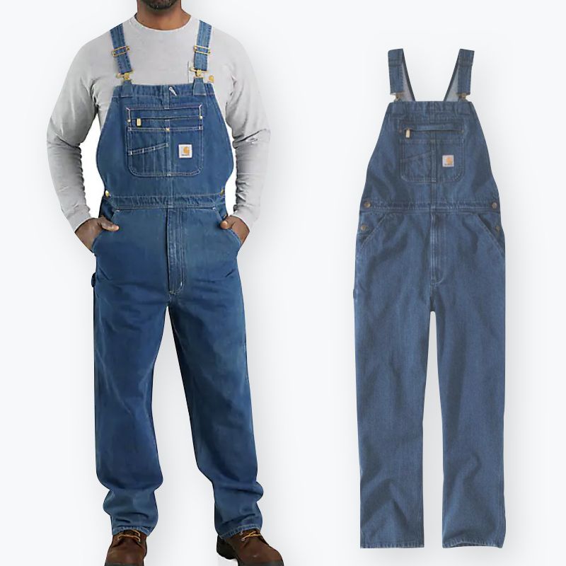 Carharttカーハート☆ルーズフィット デニムオーバーオール (Carhartt