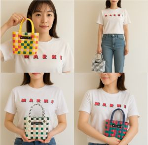 MARNI 大人気 キッズ ミニ バスケット かごバッグ 大人もOK♪ (MARNI