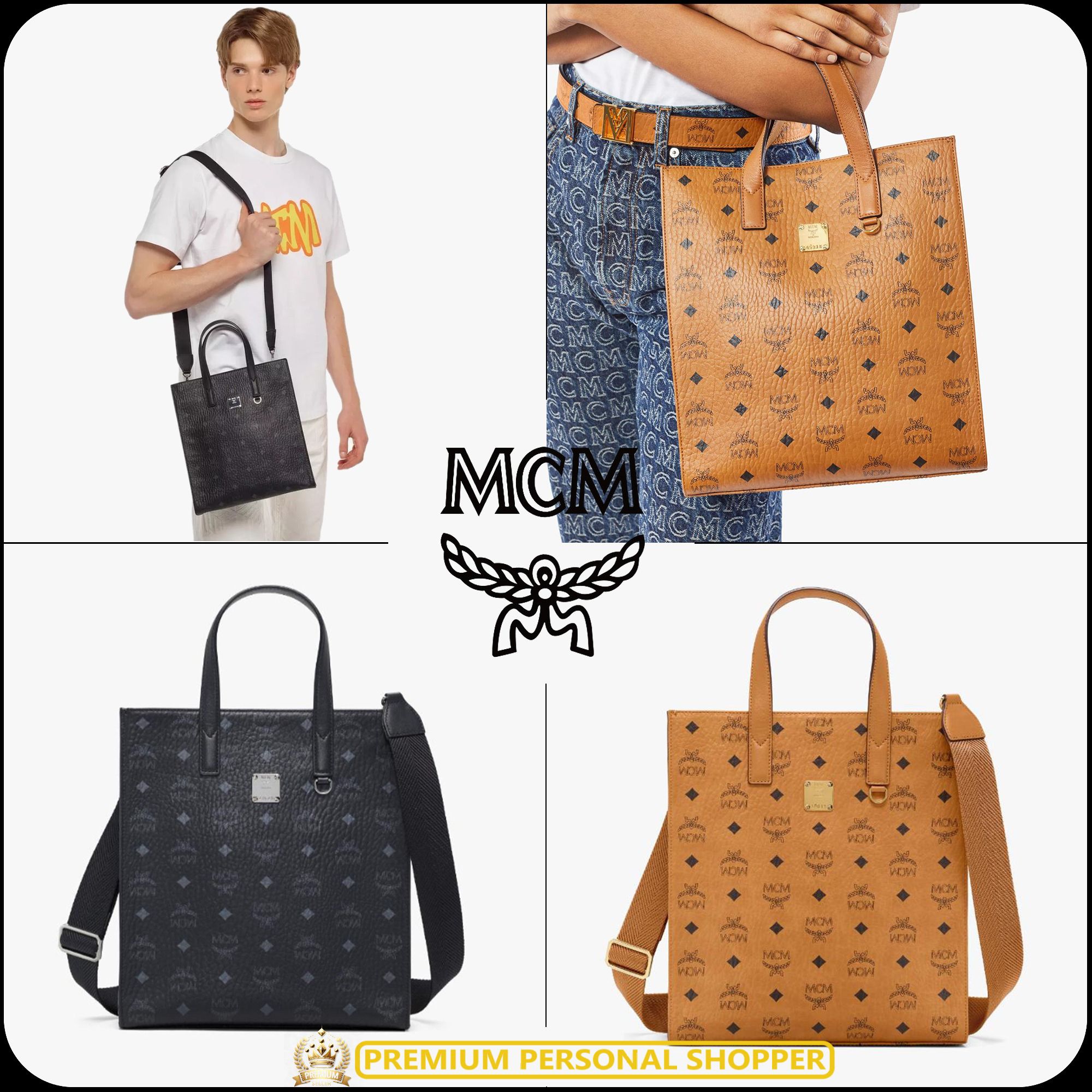 MCM]☆韓国大人気☆FORTUNA VISETOS TOTE (MCM/トートバッグ