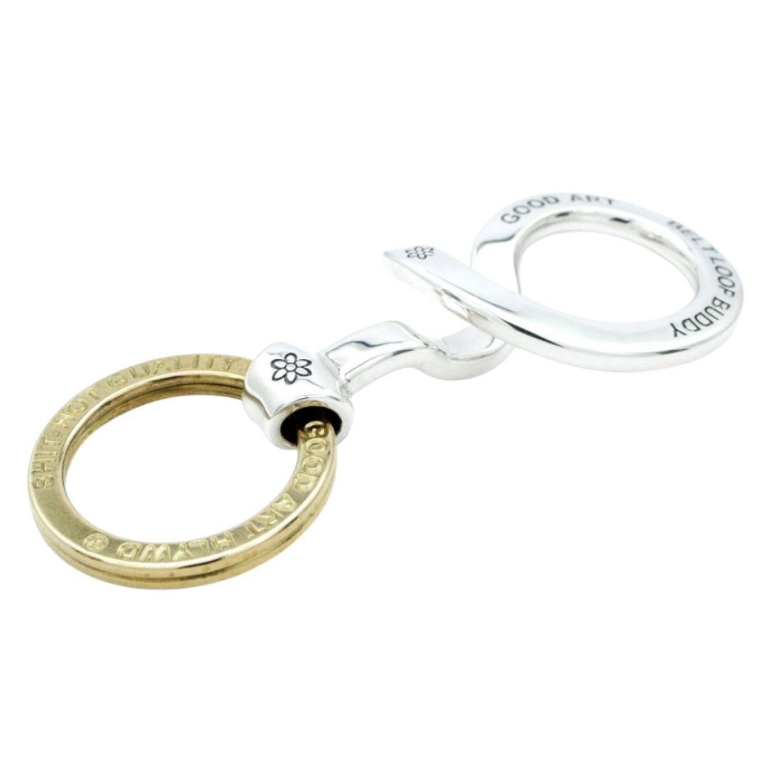 取外し可能【Good Art HLYWD】ベルトループバディ キーリング付 (Good