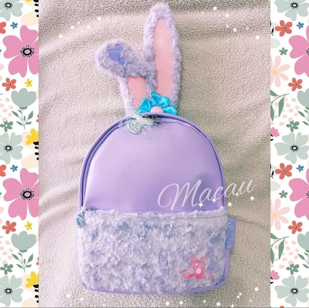 最新作☆香港ディズニーステラルーもこもこリュック (Disney/バック