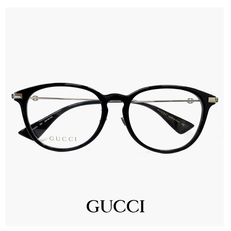 GUCCI グッチ メガネ gg1014oa 001 眼鏡 ボストン 黒縁 Bee 蜂 (GUCCI
