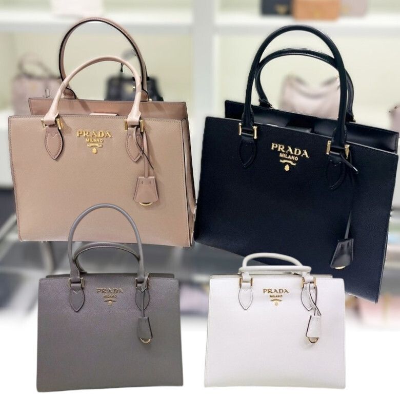 セール】プラダ*2WAY レザーハンドバッグトートバッグ☆1BA227 (PRADA