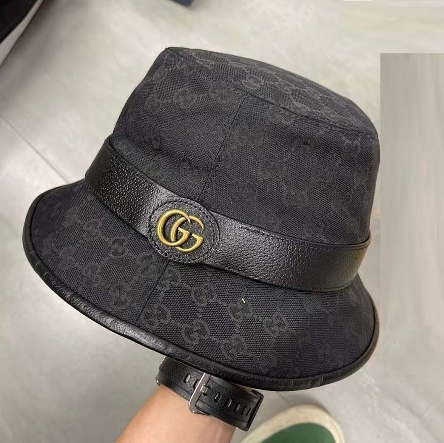 GUCCI 】グッチ ダブルG GG キャンバス バケットハット (GUCCI/ハット