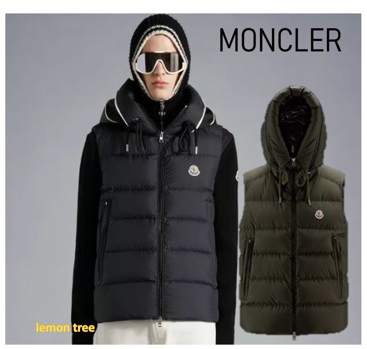 MONCLER ダウンベスト Cardamine コーデに合わせやすい (MONCLER