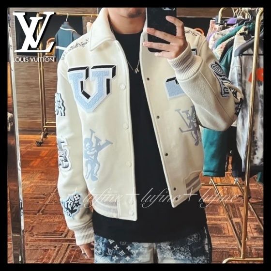 お洒落すぎるワッペン使い☆】ルイヴィトン スタジャン (Louis Vuitton