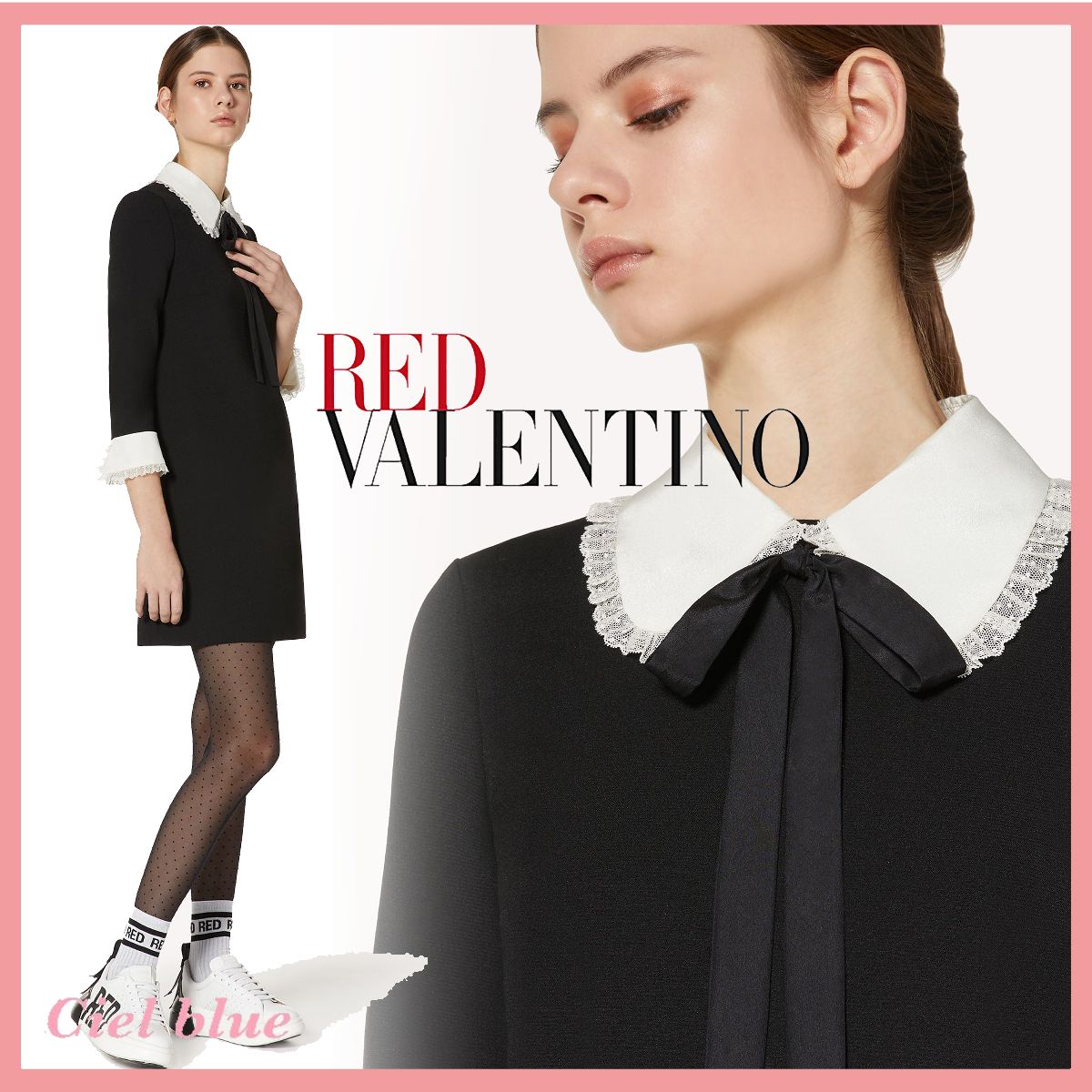 手元に在庫あり♡RED Valentino Aラインドレス (RED VALENTINO