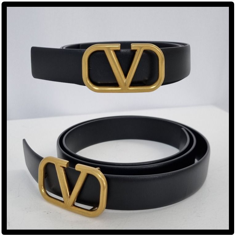 ☆関税込☆VALENTINO☆SIGNATURE Vロゴ シグネチャー ベルト